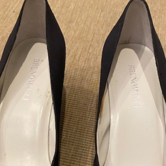 Bruno Magli Peep Toe Wedges - Picture 2 of 6